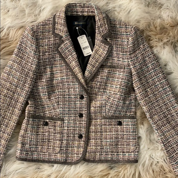 Brooks Brothers Tweed Blazer Size 4 NWT - Picture 1 of 4